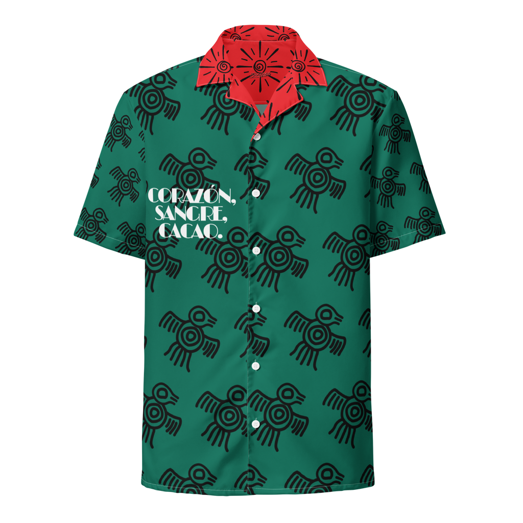 Unisex button shirt - Corazón, Sangre, Cacao.