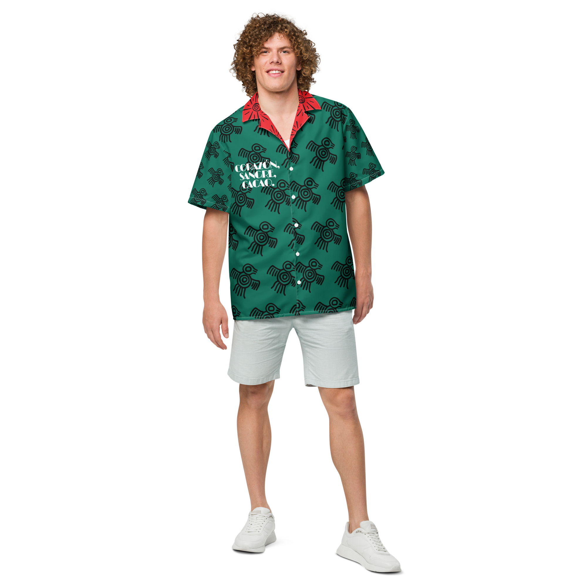 Unisex button shirt - Corazón, Sangre, Cacao.