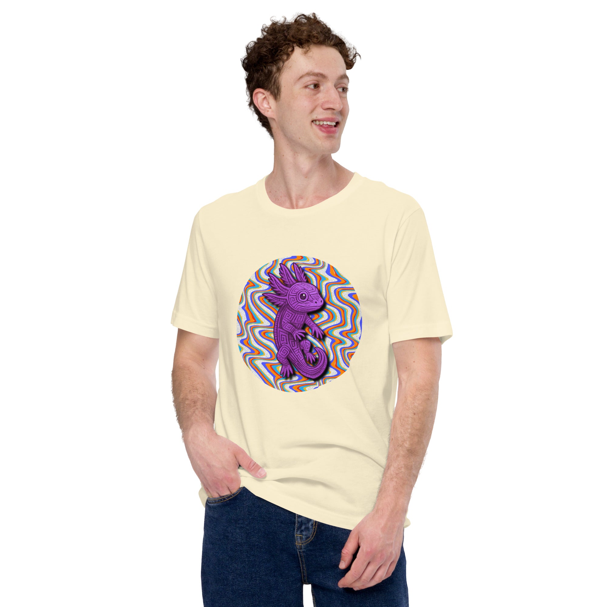 Unisex t-shirt - AXOLOTL