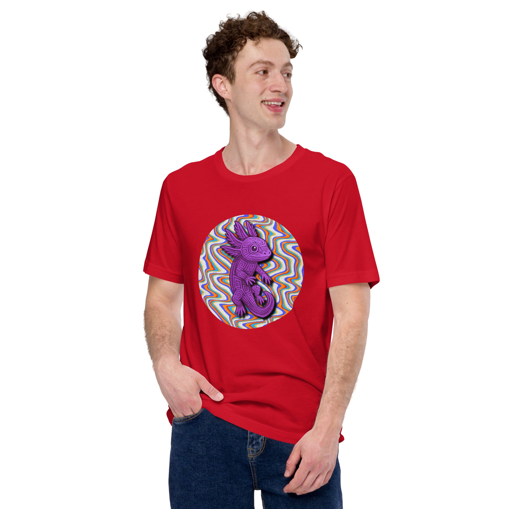 Unisex t-shirt - AXOLOTL